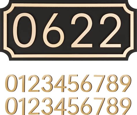 metal reflective house numbers|6 inch reflective house numbers.